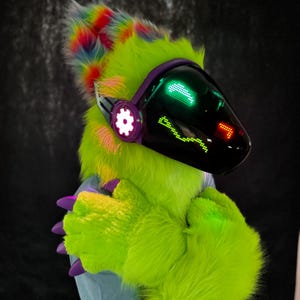 Colorfull Protogen Mini Partial Fursuit! - Etsy