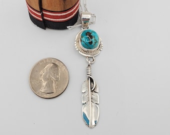 Pendant Sterling Silver Turquoise