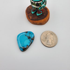 Old Kingman Blue Turquoise cabochon 27 carats