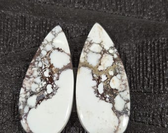 Wildhorse Stone Teardrop shaped Cabochon set no backing