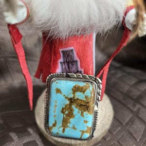 Sterling silver and # 8 Turquoise Ring