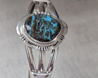 Sterling silver and Bisbee Turquoise Bracelet