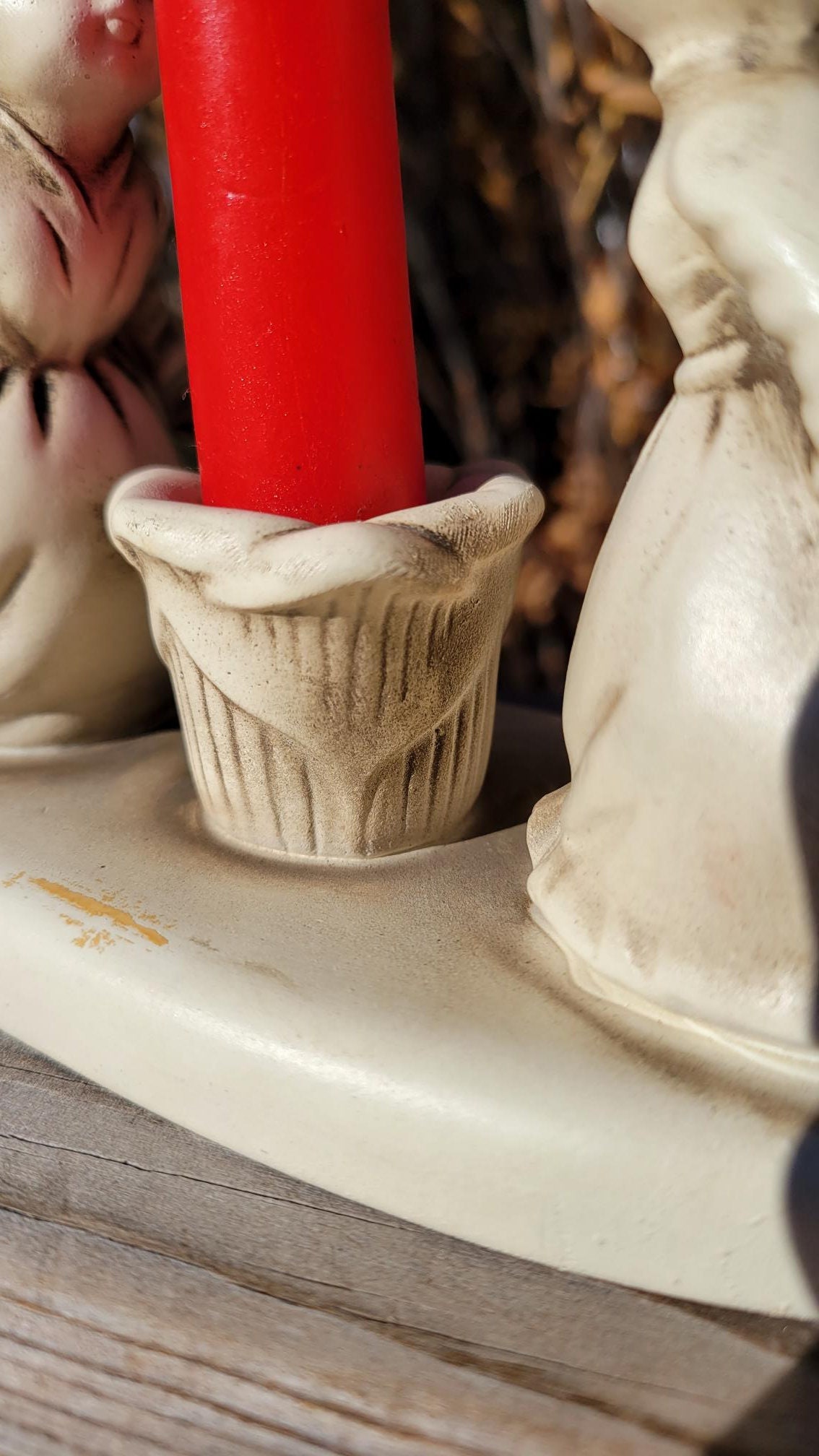 Vintage Wolin Japan Angel Candle Holder Etsy