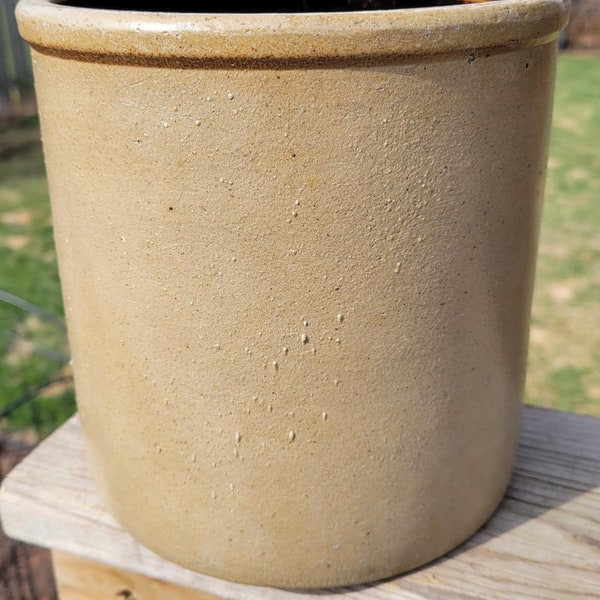 Vintage Salt Glaze 1 Gal Crock Red Wing Minnesota Stoneware