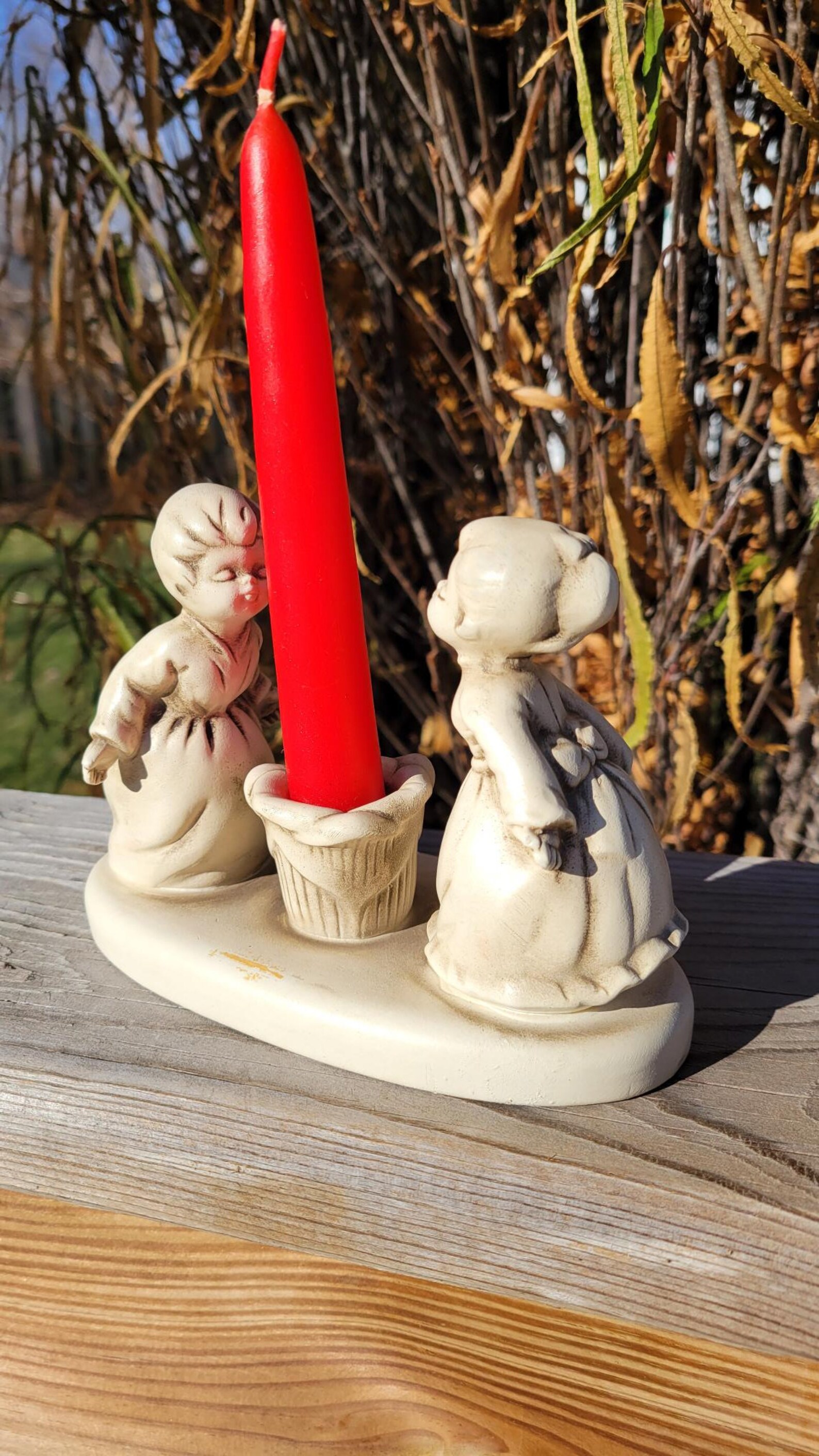 Vintage Wolin Japan Angel Candle Holder Etsy