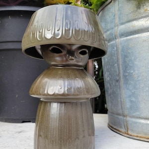 HTF Vintage Red Wing Candle Lantern Mod Chap Tiki Man USA MCM