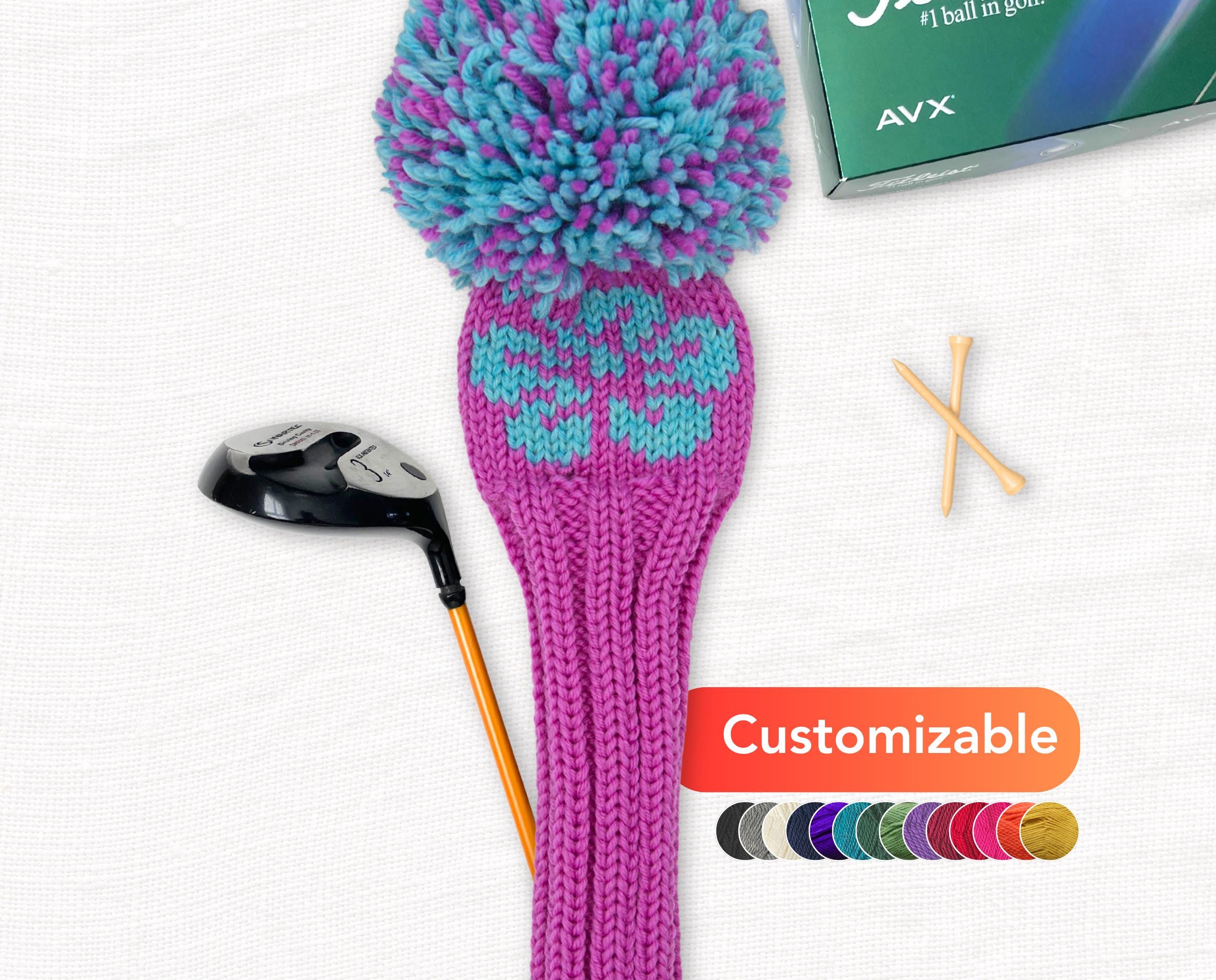 Knit golf headcovers - Etsy 日本