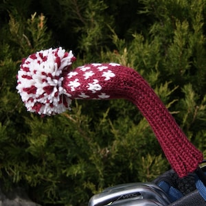 Diamant Muster Personalisierte Accessoires für Golfer, gestrickte Accessoires für Golfer Bild 8