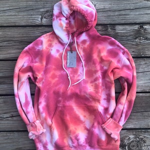 Tie-Dye Hoodie Sweatshirt / Tie-Dye Sweatshirt / Tie-Dye Hoodie / STARBURST PUNCH