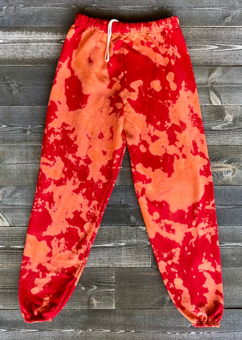 Bleached Jogger Set / Bleached Sweatsuit / TIK TOK - Etsy