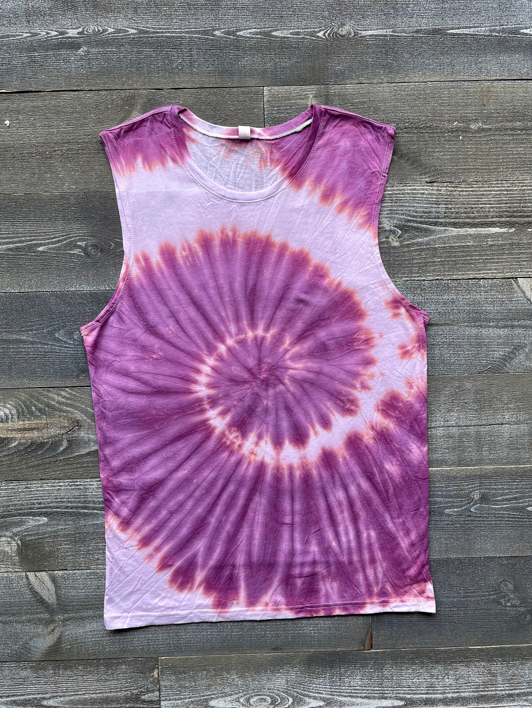 Tiedye Tank / Tiedye Tank Top / Tiedye Muscle Tank MAYBE Etsy