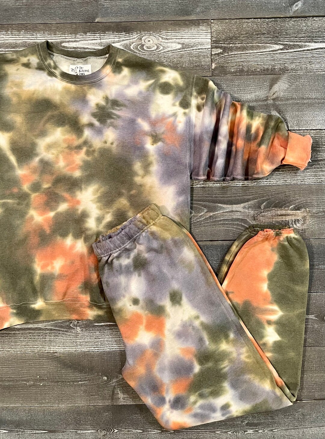 Tiedye Jogger Set / Tiedye Sweatshirt and Joggers / Tiedye Etsy