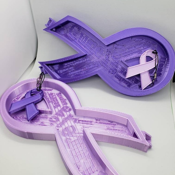 Awareness Ribbon shaped Diamond Painting Tray