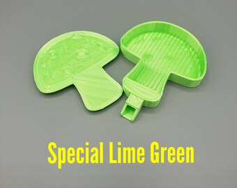 Mushroom shaped Diamond Painting drill tray and cover - Individually or as a set