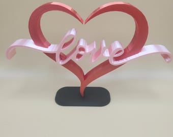 New Love Heart display 3D printed