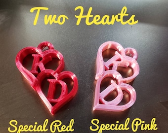 Valentines Day Customized Keychains *** Personalized with Initials