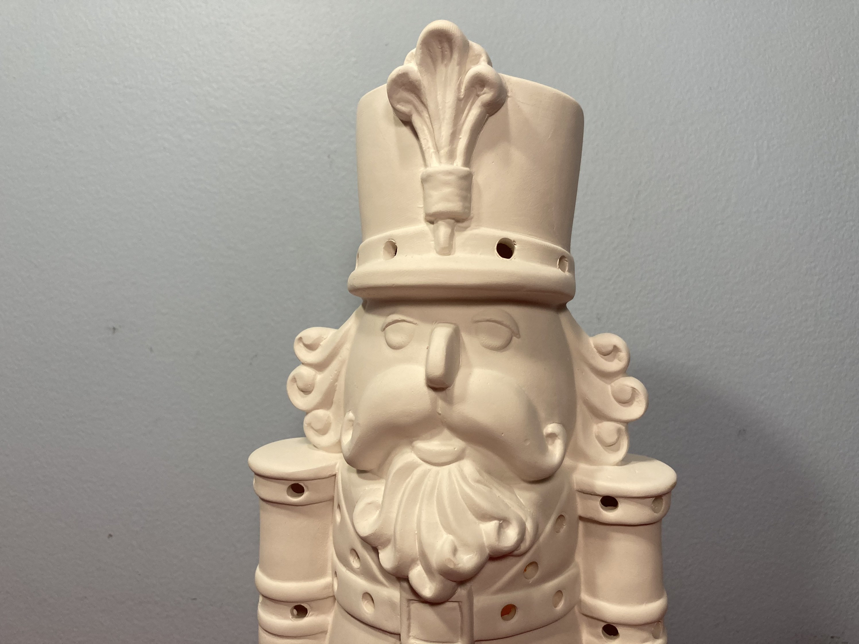 Nutcracker Lantern Unpainted Ceramic Bisque Etsy