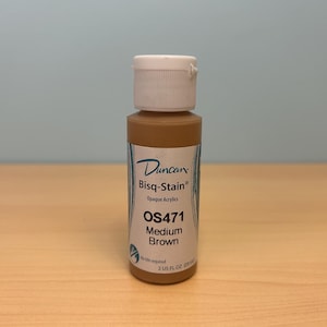 Medium Brown Acrylic Paint By Duncan For Ceramics Or Painting