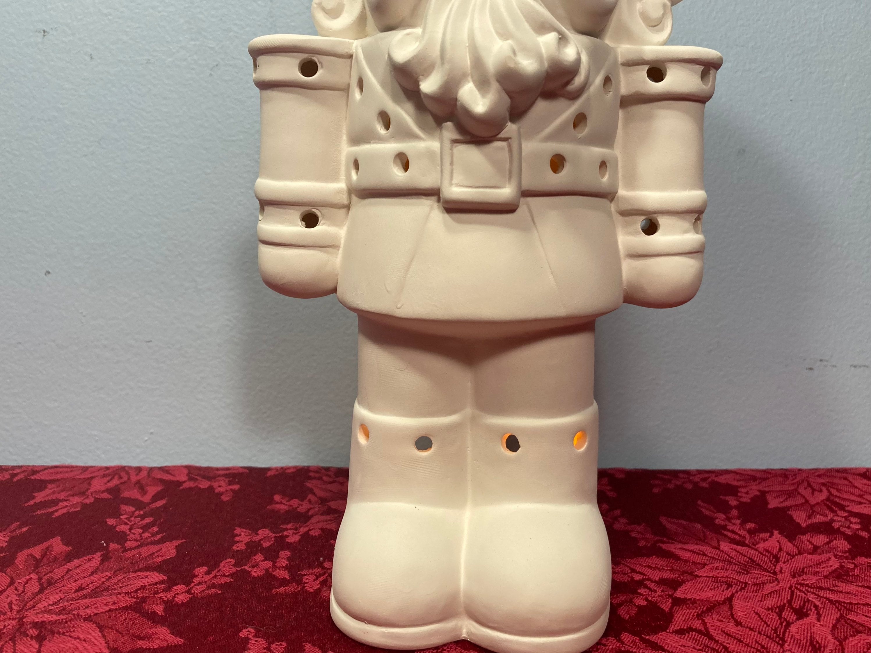 Nutcracker Lantern Unpainted Ceramic Bisque Etsy