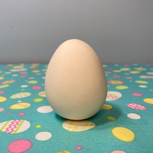 Easter Egg Unpainted Ceramic Bisque