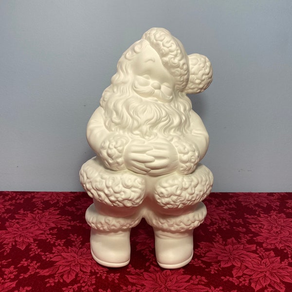 Ceramic Santa Claus Etsy