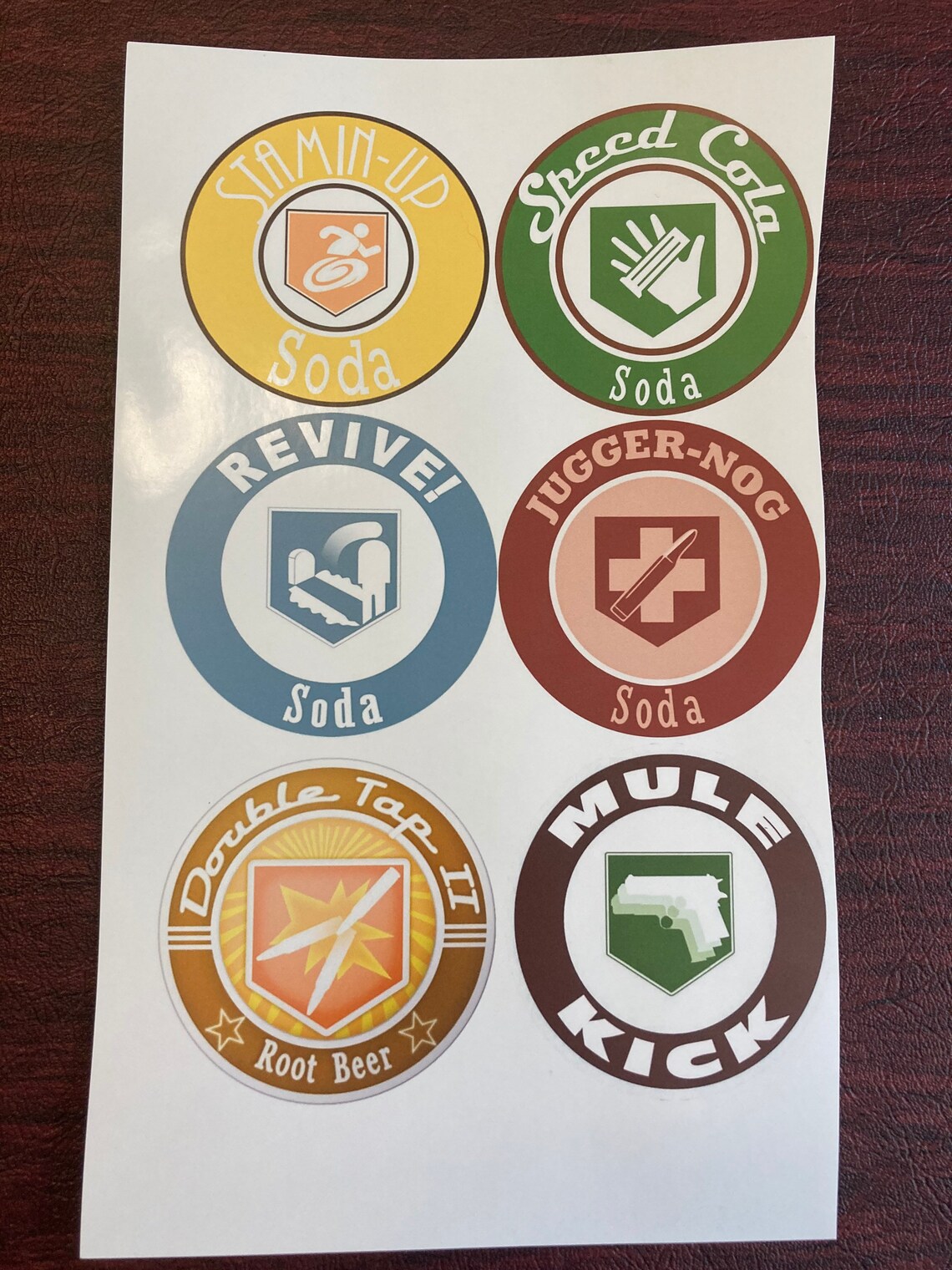 Perk a cola 15 count stickers bottle caps included-non precut | Etsy
