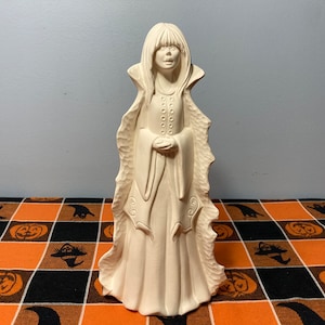 Chara The Witch Halloween Unpainted Ceramic Bisque