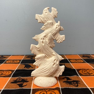 Nowell Ghost Stack Halloween Unpainted Ceramic Bisque