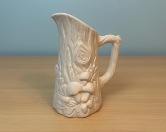 Mushroom Pitcher Unpainted Ceramic Bisque Ready To Paint Picnic