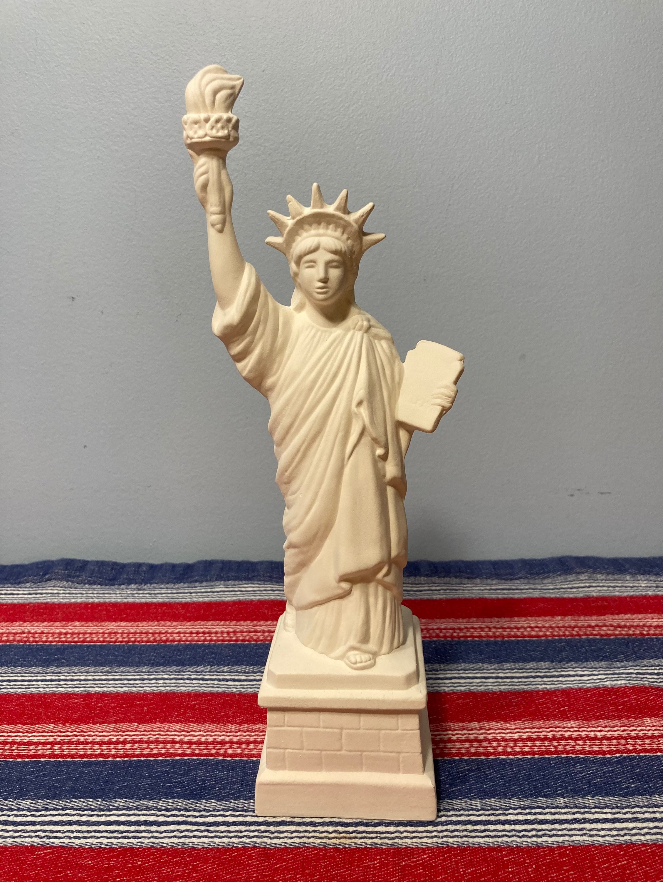 Statue of Liberty Unpainted Ceramic Bisque - Etsy