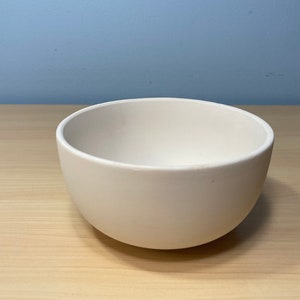 Cereal Bowl Unpainted Ceramic Bisque