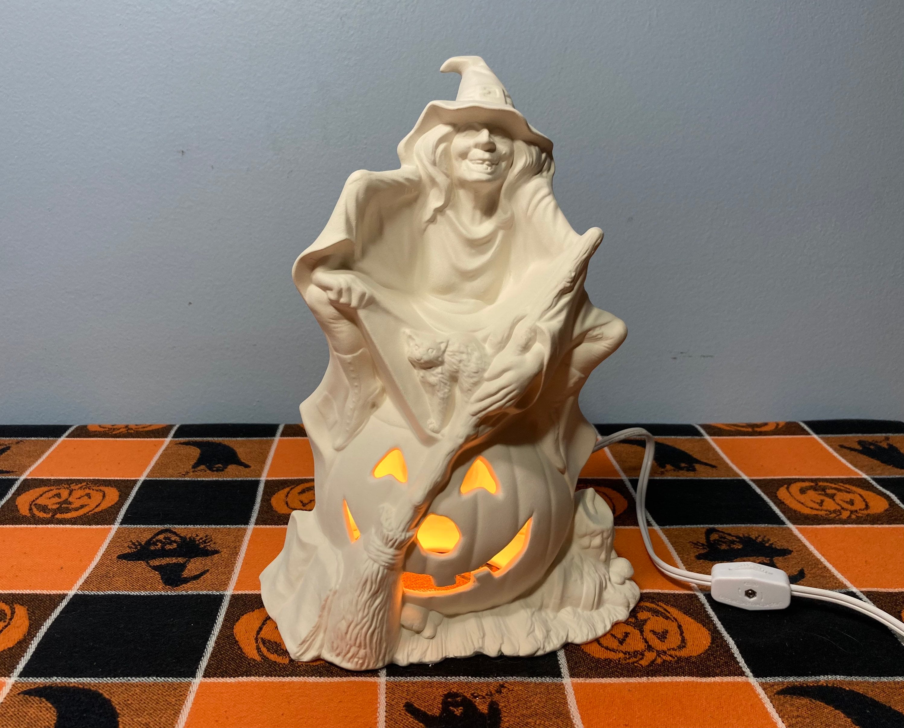 Porte-Serviettes Halloween Duncan – Céramique Biscuit à Peindre – U-Pick