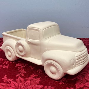 Truck Unpainted Ceramic Bisque