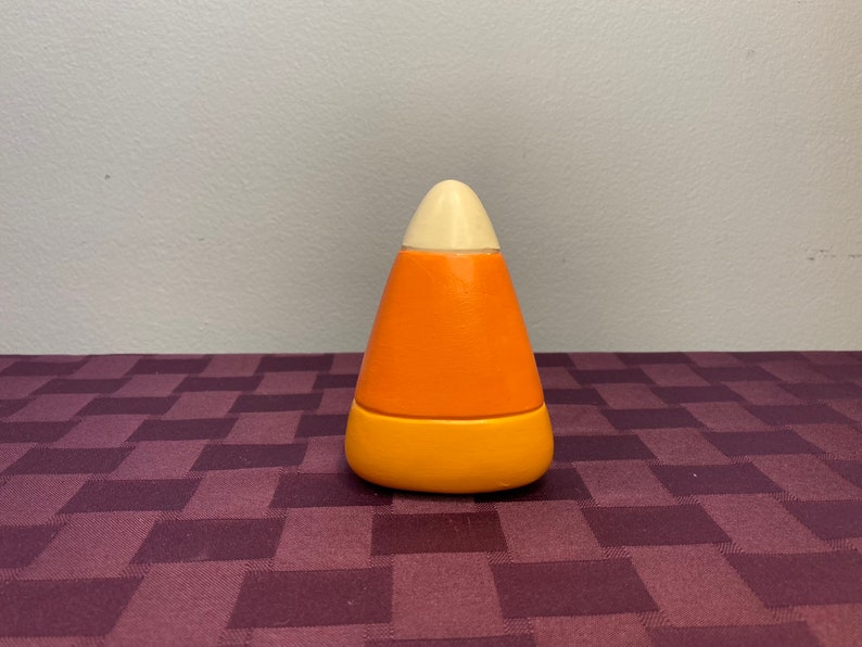 Small Candy Corn Painted Halloween Ceramics - Etsy