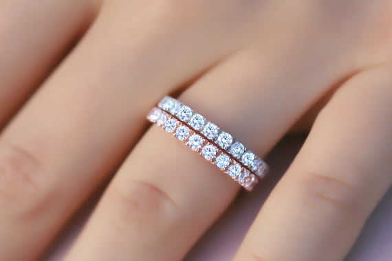Womens promise ring band sale