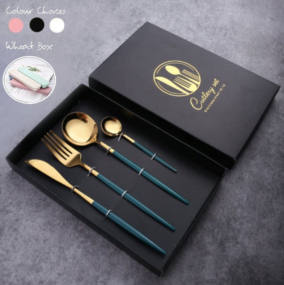 Portable Cutlery Set Reuse Cutlery Set Ecofriendly Etsy