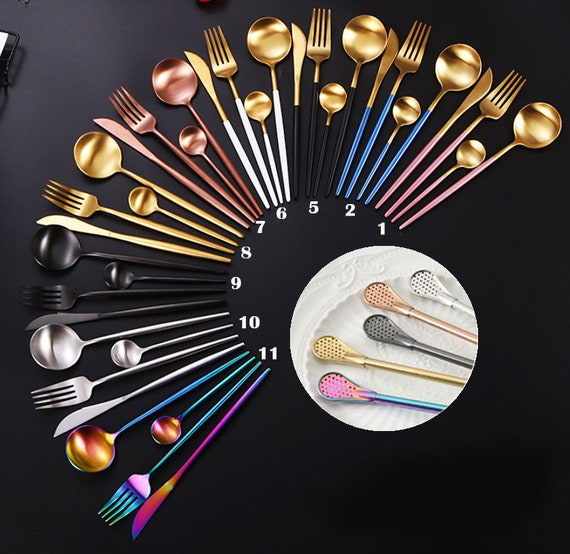 Eco-friendly Stainless Steel Travel Cutlery Set With Wheat Straw