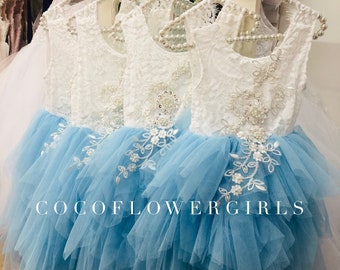 sky blue frocks
