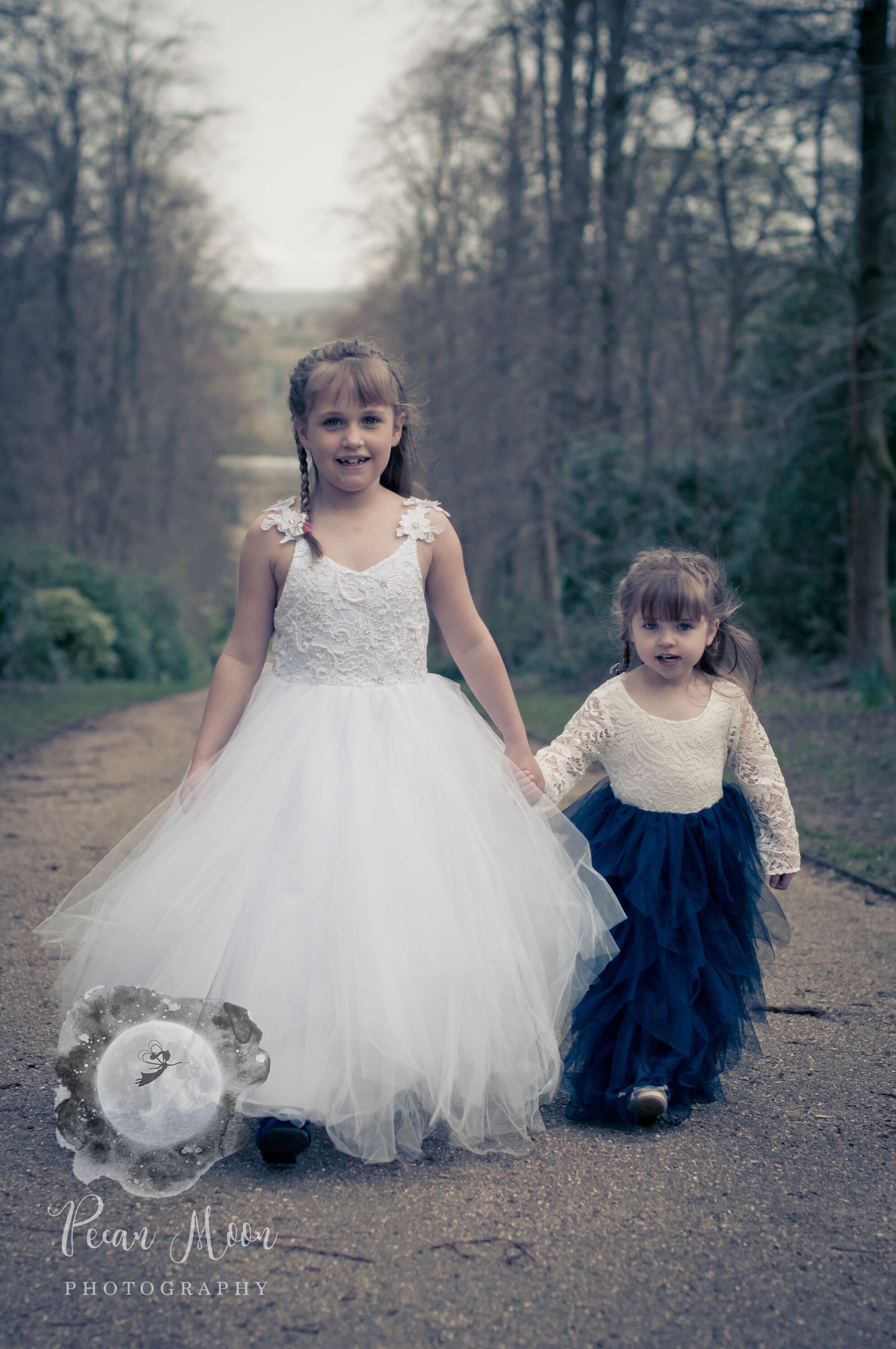 UK Baby Girls Kids Tutu Tulle Dress Bow Princess Party Pageant Wedding Dresses 