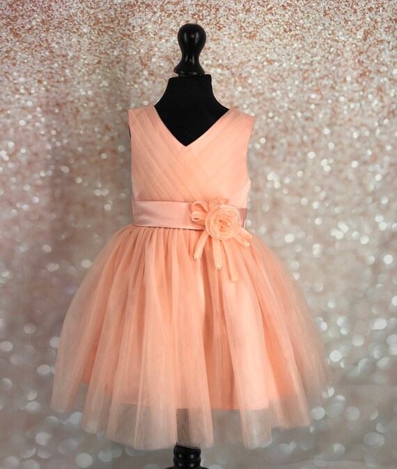 grecian flower girl dress