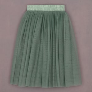 Elegant Layered Tulle Tutu Skirt for Flower Girls Baby Bridal in Multiple Colours