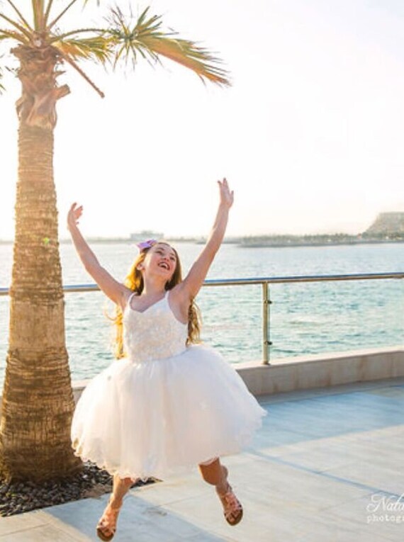 daisy flower girl dress
