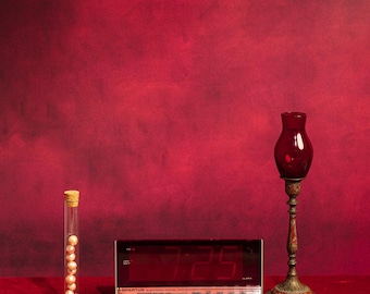 Rrred Vinyl Backdrop for Product Photography, Food Styling & Content