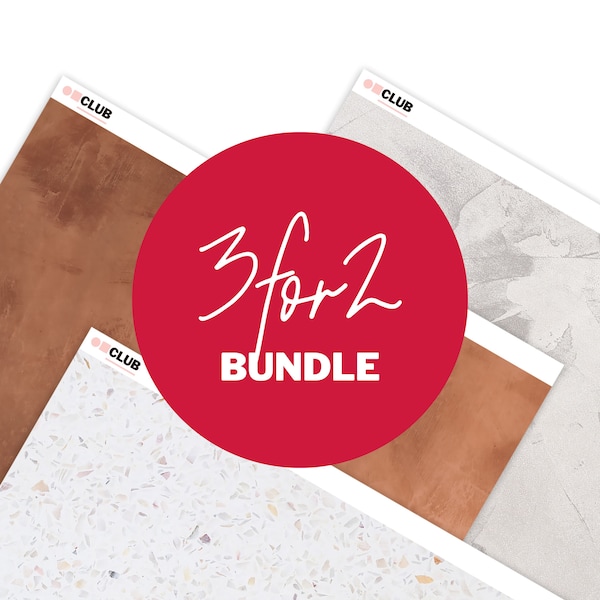 3-for-2 Bundle of Vinyl Backdrops for Product, Flat lay & Food Photography