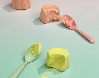 Miami Ice Vinyl Backdrop for Product Photography, Food Styling & Content