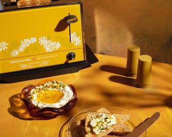 Mustard Haze Vinyl Backdrop for Product Photography, Food Styling & Content