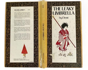 Vintage Japan Illustrated Book Cover For Junk Journal Crafts, Book Binding for Journals, Japanese Umbrella