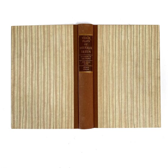 Vintage Striped Book Cover For Junk Journal Crafts, Contrast Linen Cloth Spine, Book Binding for Journals Mid Century 1960s