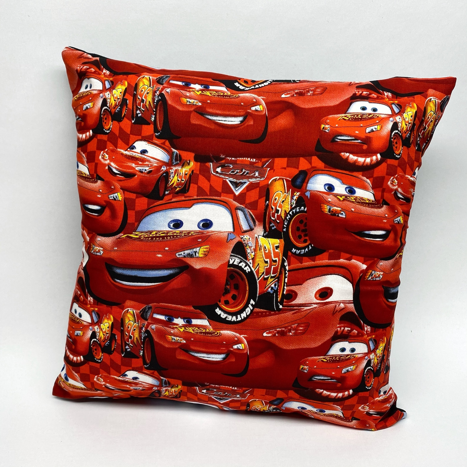 Handmade Disney Pixar Cars Lightning McQueen Pillow Cover 14 Etsy