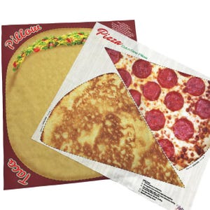 Cut and Sew Pizza or Taco Pillows / Cut & Sew Fabric / DIY Pillow